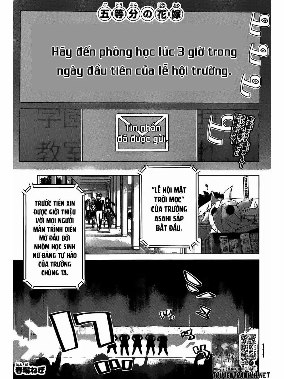 Truyện Tranh Nhà Có 5 Nàng Dâu - Gotoubun No Hanayome trang 6