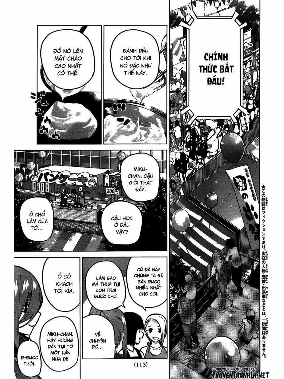 Truyện Tranh Nhà Có 5 Nàng Dâu - Gotoubun No Hanayome trang 6