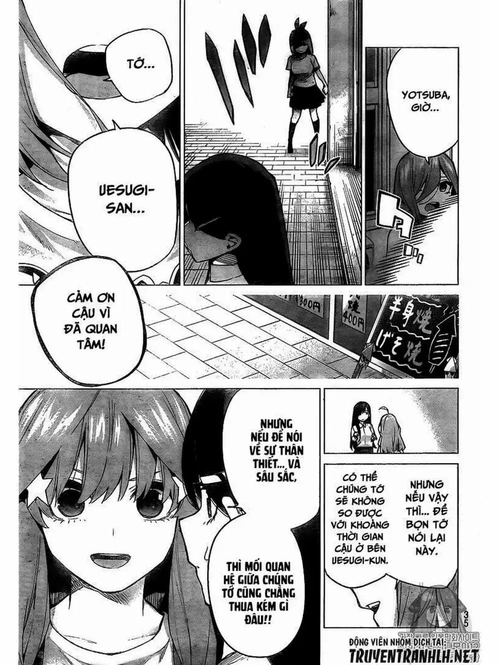 Truyện Tranh Nhà Có 5 Nàng Dâu - Gotoubun No Hanayome trang 6