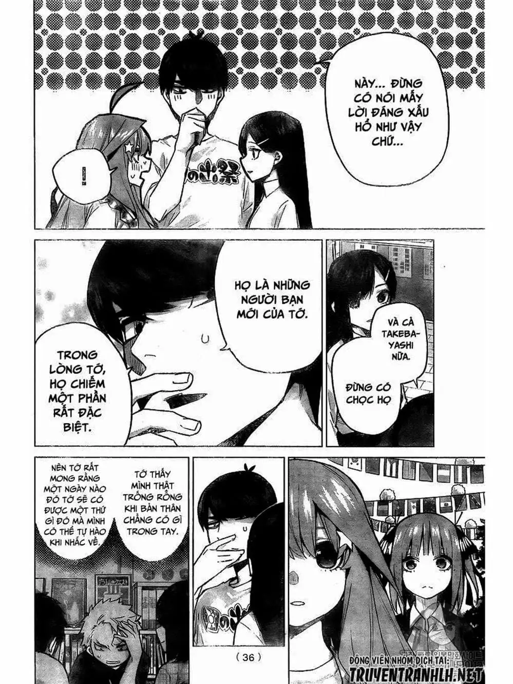 Truyện Tranh Nhà Có 5 Nàng Dâu - Gotoubun No Hanayome trang 6