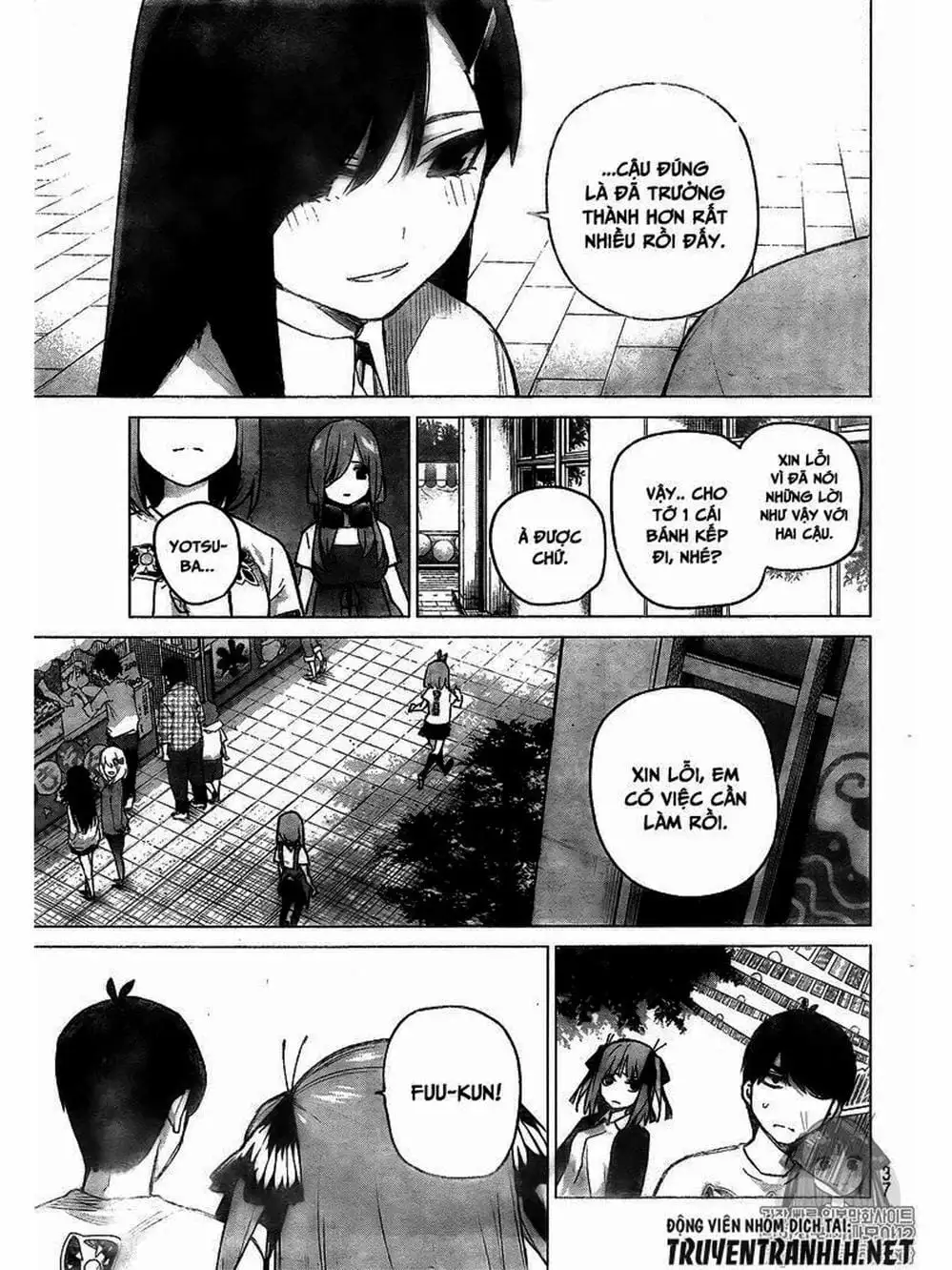 Truyện Tranh Nhà Có 5 Nàng Dâu - Gotoubun No Hanayome trang 6