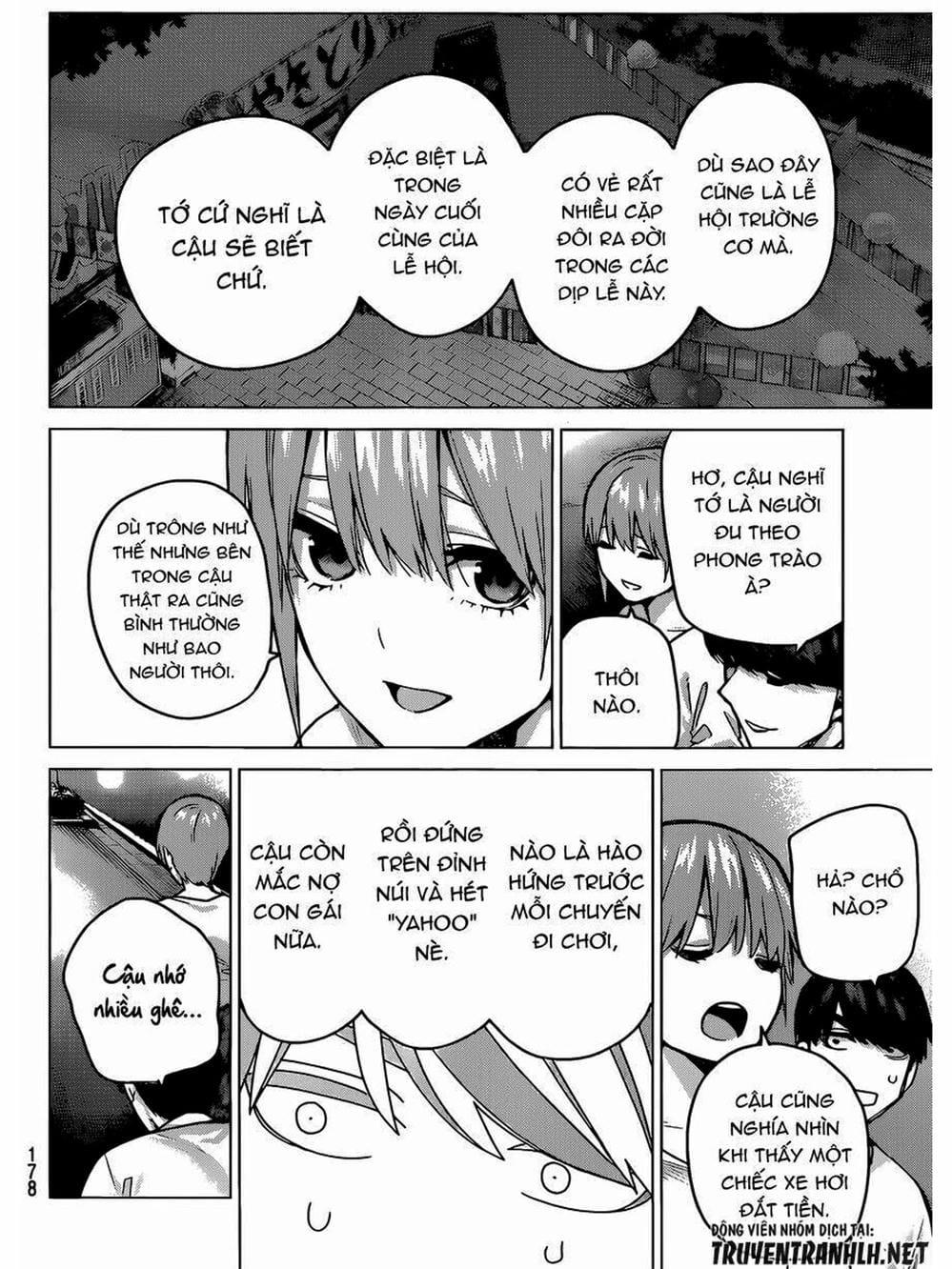Truyện Tranh Nhà Có 5 Nàng Dâu - Gotoubun No Hanayome trang 6