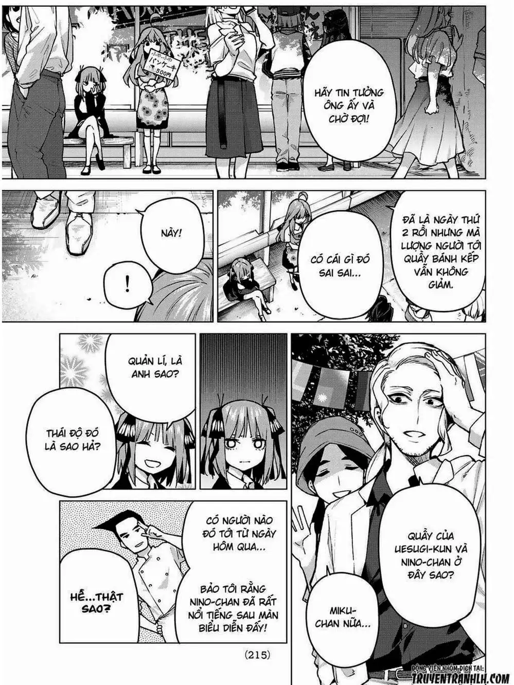 Truyện Tranh Nhà Có 5 Nàng Dâu - Gotoubun No Hanayome trang 6