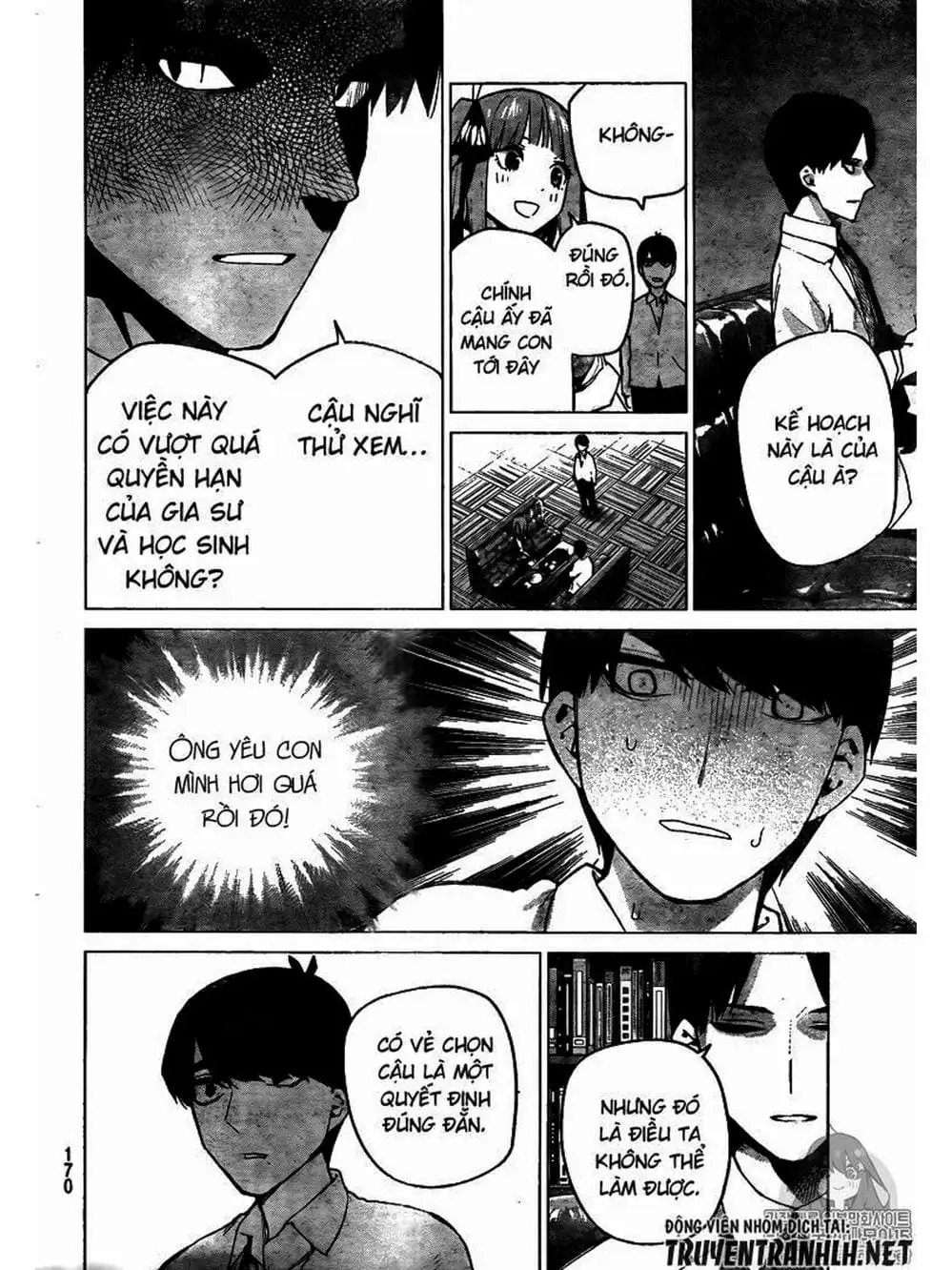 Truyện Tranh Nhà Có 5 Nàng Dâu - Gotoubun No Hanayome trang 6