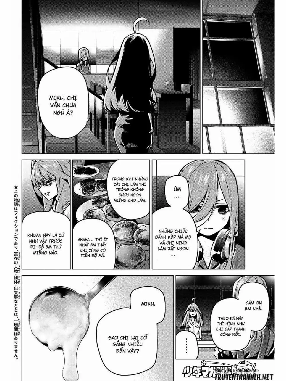 Truyện Tranh Nhà Có 5 Nàng Dâu - Gotoubun No Hanayome trang 6