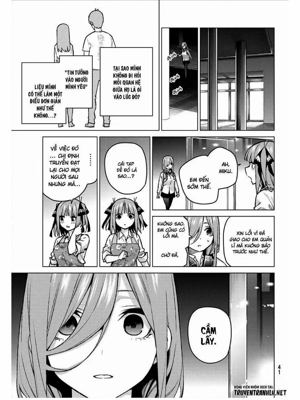 Truyện Tranh Nhà Có 5 Nàng Dâu - Gotoubun No Hanayome trang 6