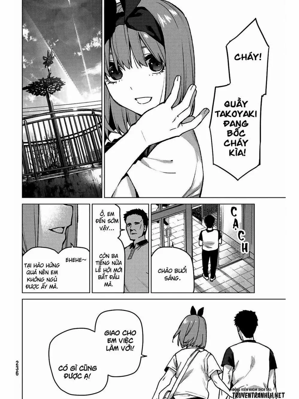 Truyện Tranh Nhà Có 5 Nàng Dâu - Gotoubun No Hanayome trang 6