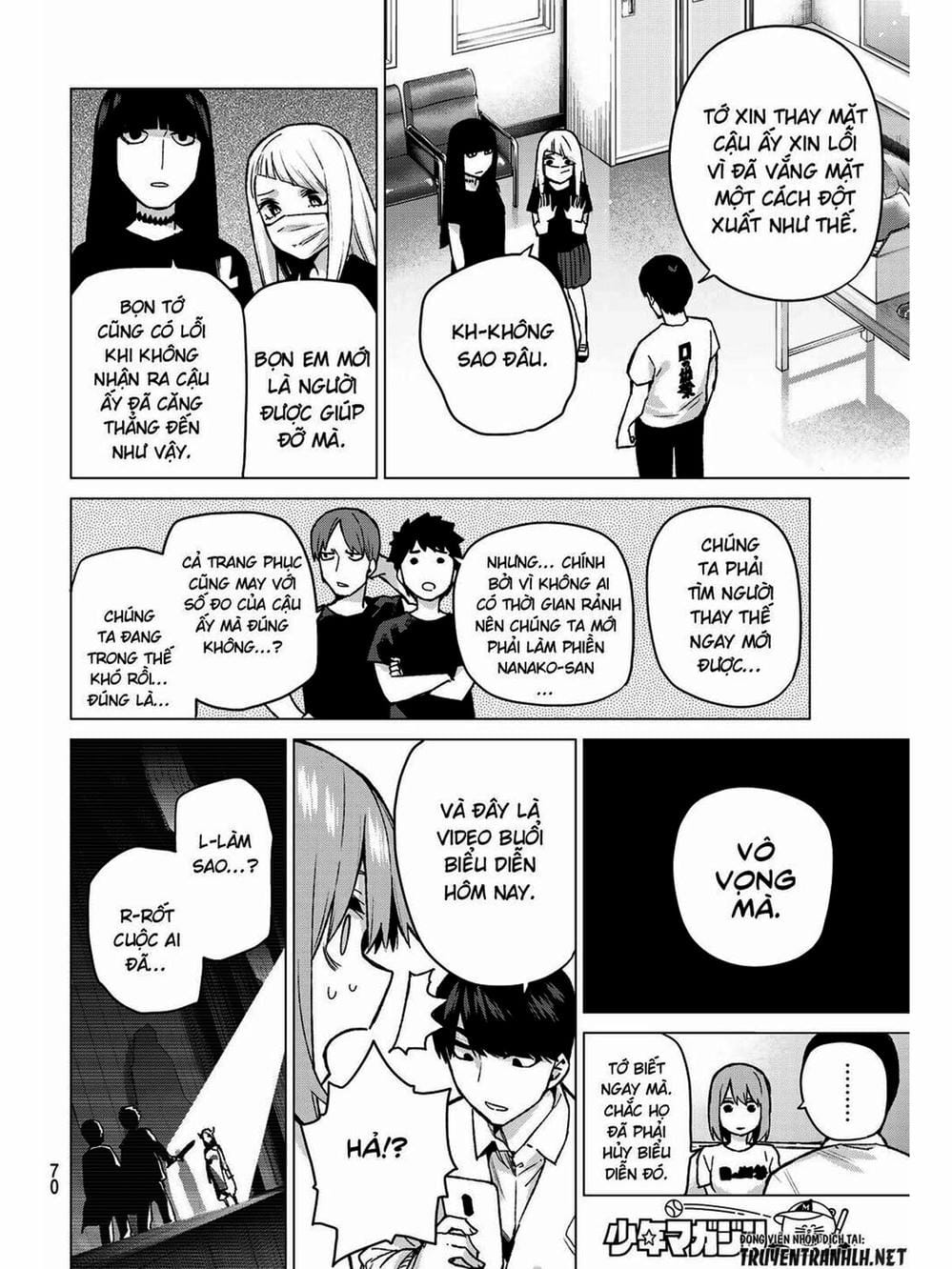 Truyện Tranh Nhà Có 5 Nàng Dâu - Gotoubun No Hanayome trang 6