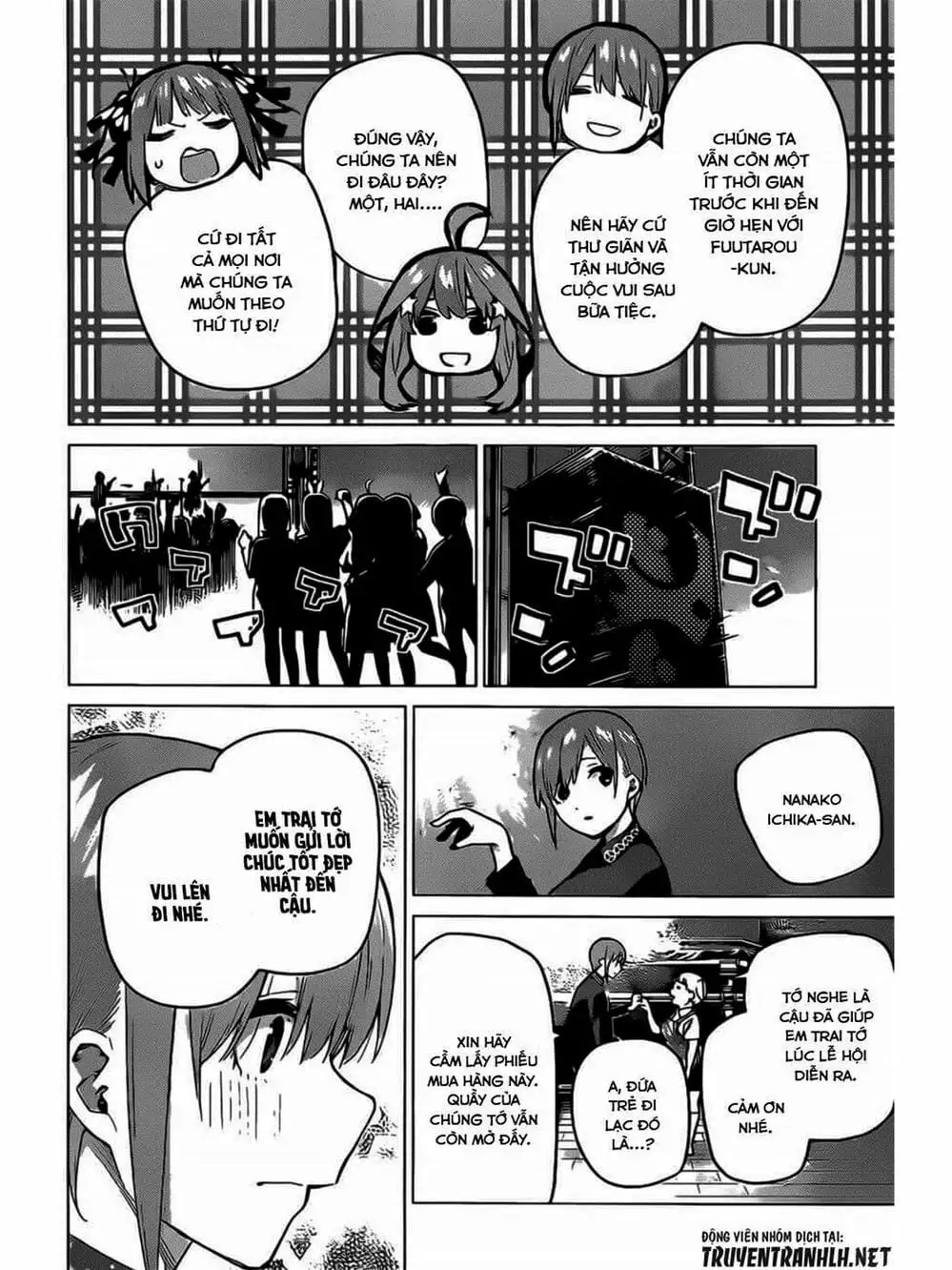 Truyện Tranh Nhà Có 5 Nàng Dâu - Gotoubun No Hanayome trang 6