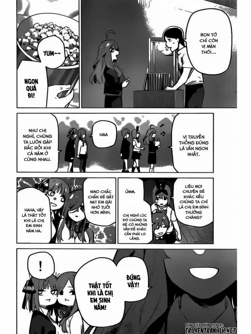 Truyện Tranh Nhà Có 5 Nàng Dâu - Gotoubun No Hanayome trang 6