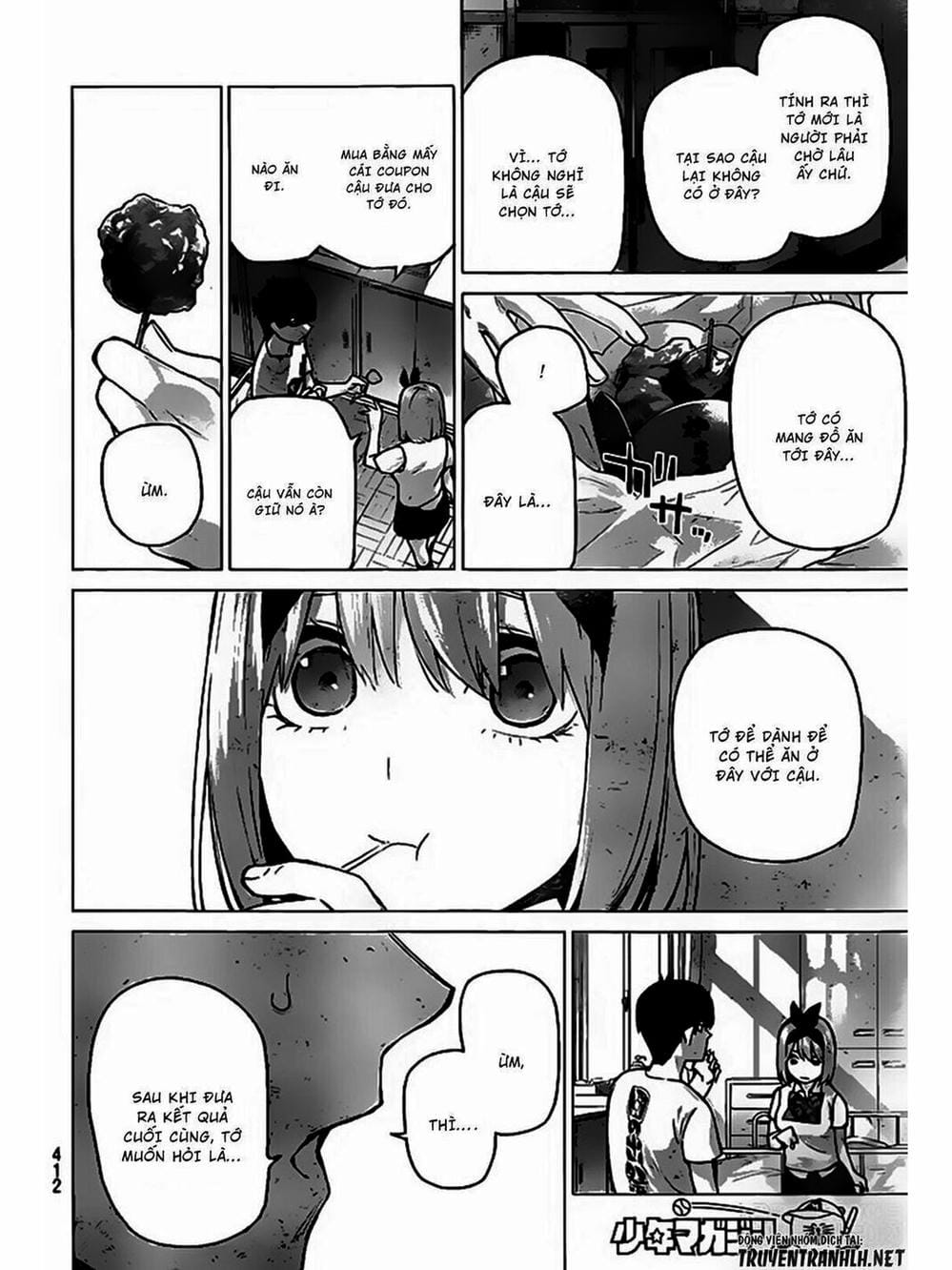 Truyện Tranh Nhà Có 5 Nàng Dâu - Gotoubun No Hanayome trang 6