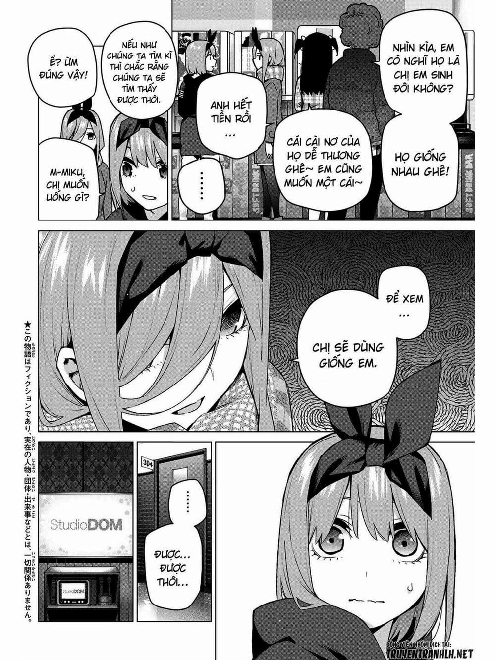 Truyện Tranh Nhà Có 5 Nàng Dâu - Gotoubun No Hanayome trang 6