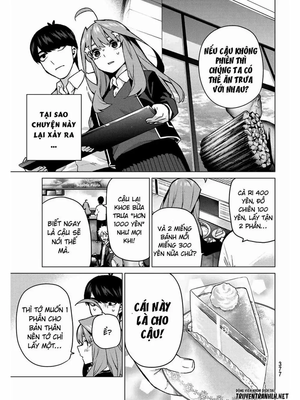 Truyện Tranh Nhà Có 5 Nàng Dâu - Gotoubun No Hanayome trang 6