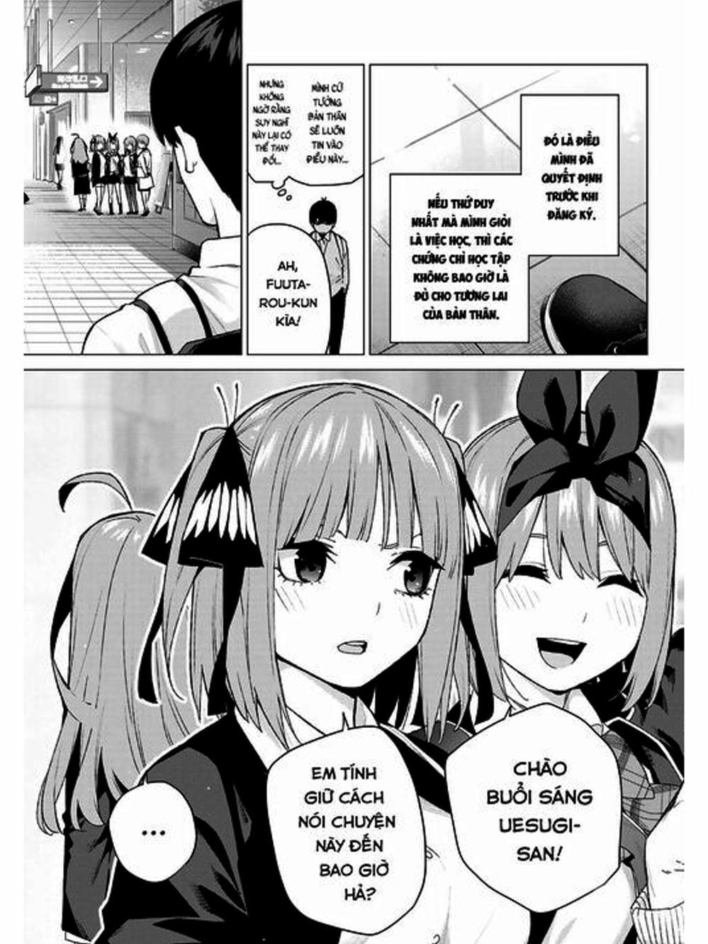 Truyện Tranh Nhà Có 5 Nàng Dâu - Gotoubun No Hanayome trang 6