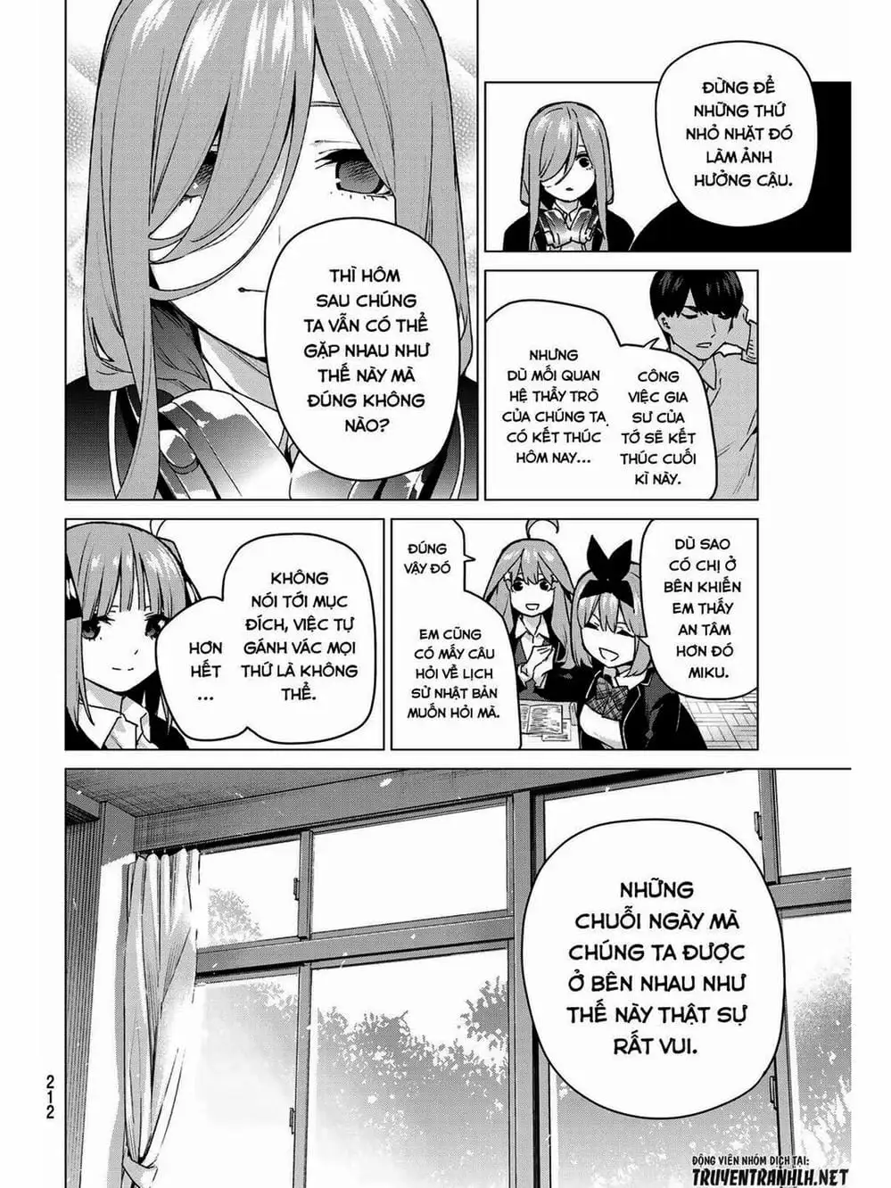 Truyện Tranh Nhà Có 5 Nàng Dâu - Gotoubun No Hanayome trang 6