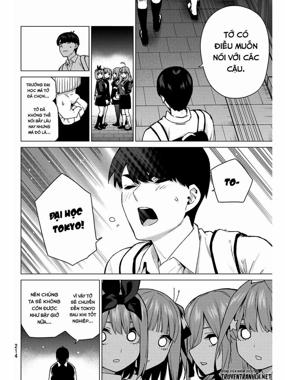 Truyện Tranh Nhà Có 5 Nàng Dâu - Gotoubun No Hanayome trang 6