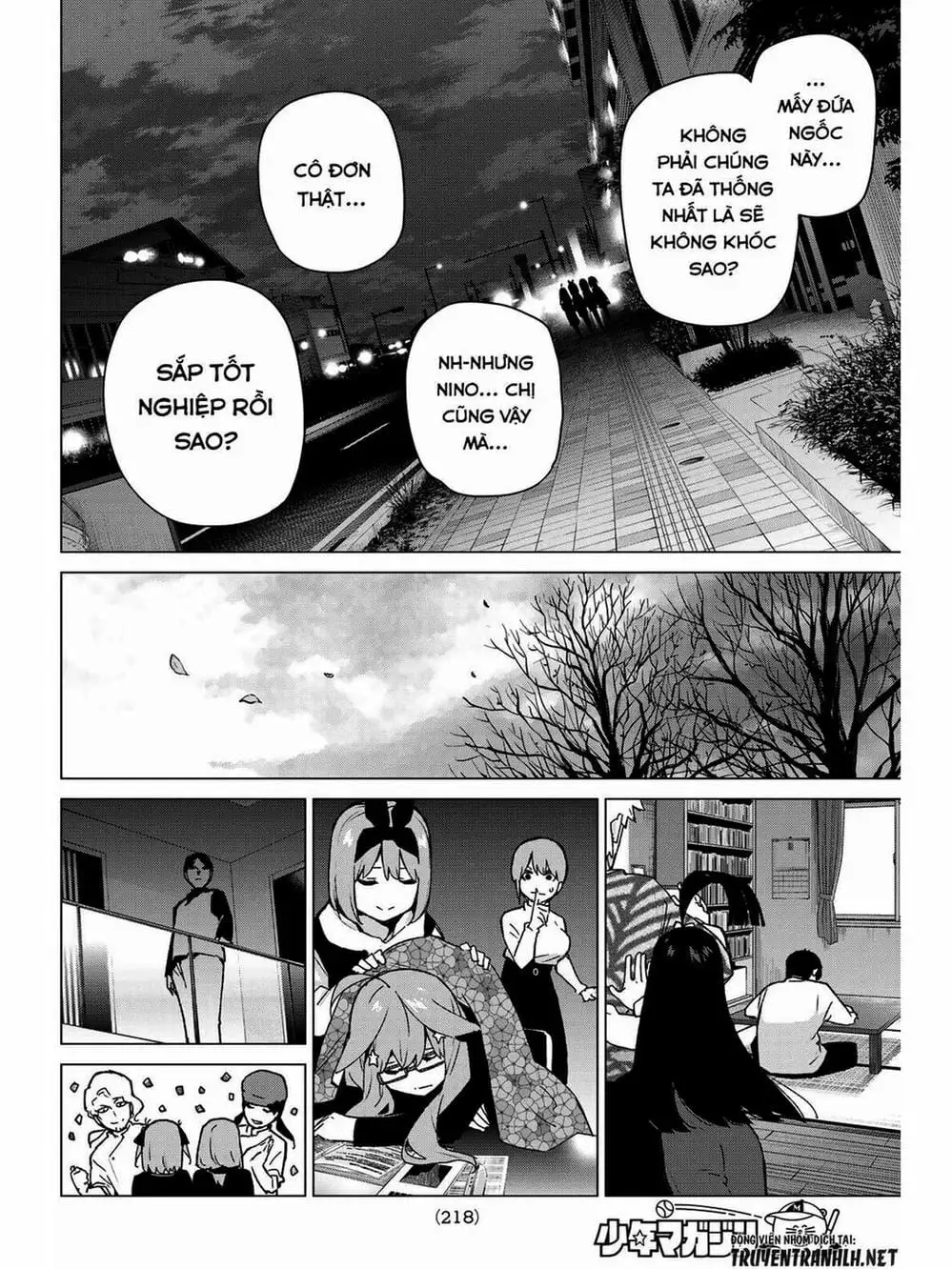 Truyện Tranh Nhà Có 5 Nàng Dâu - Gotoubun No Hanayome trang 6