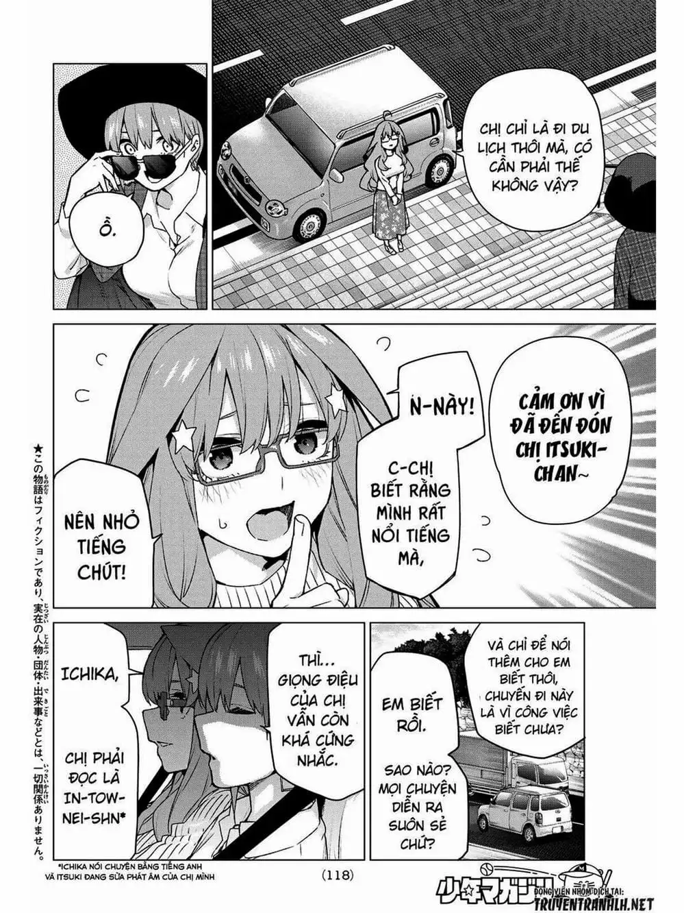 Truyện Tranh Nhà Có 5 Nàng Dâu - Gotoubun No Hanayome trang 6