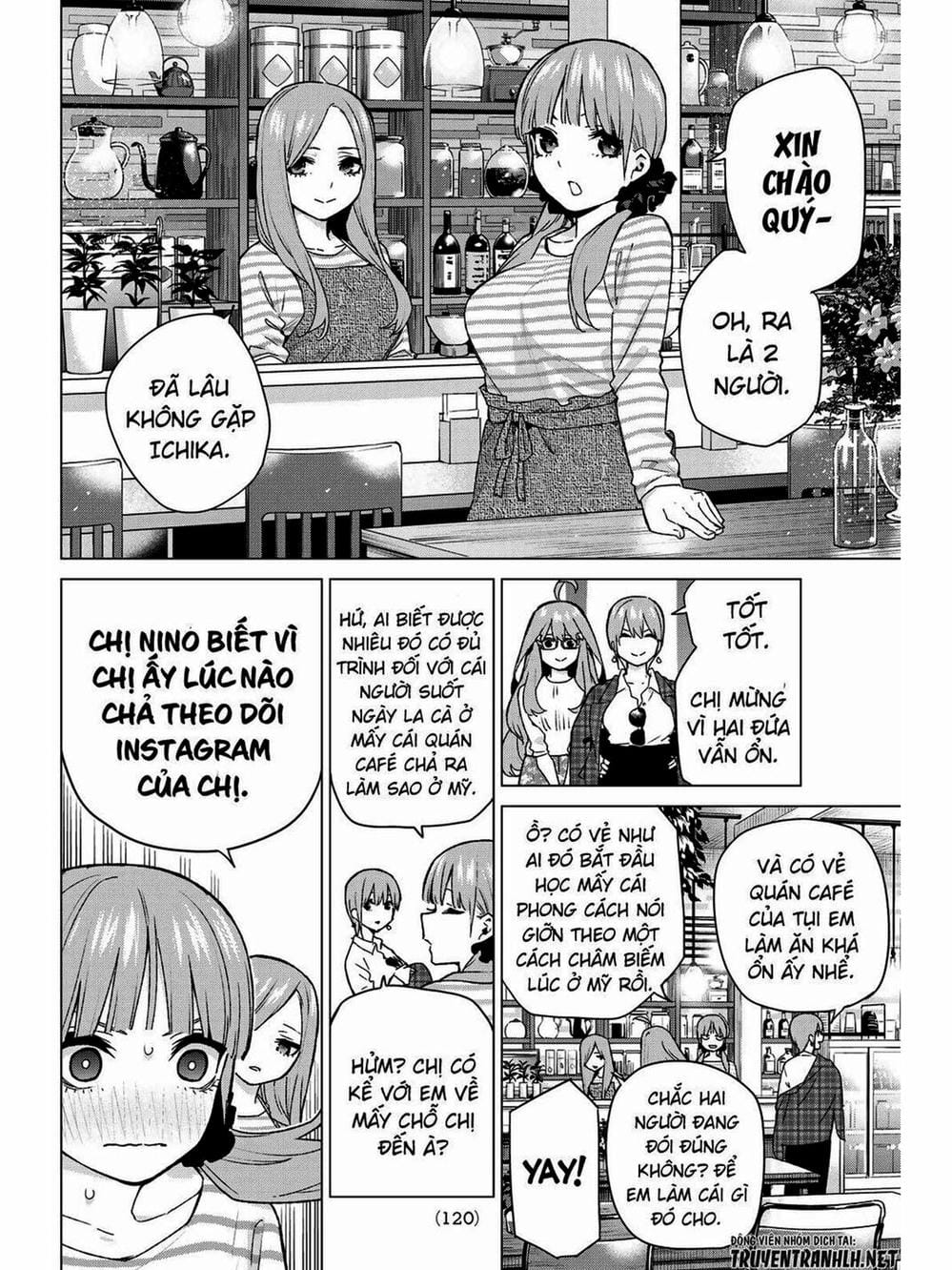 Truyện Tranh Nhà Có 5 Nàng Dâu - Gotoubun No Hanayome trang 6