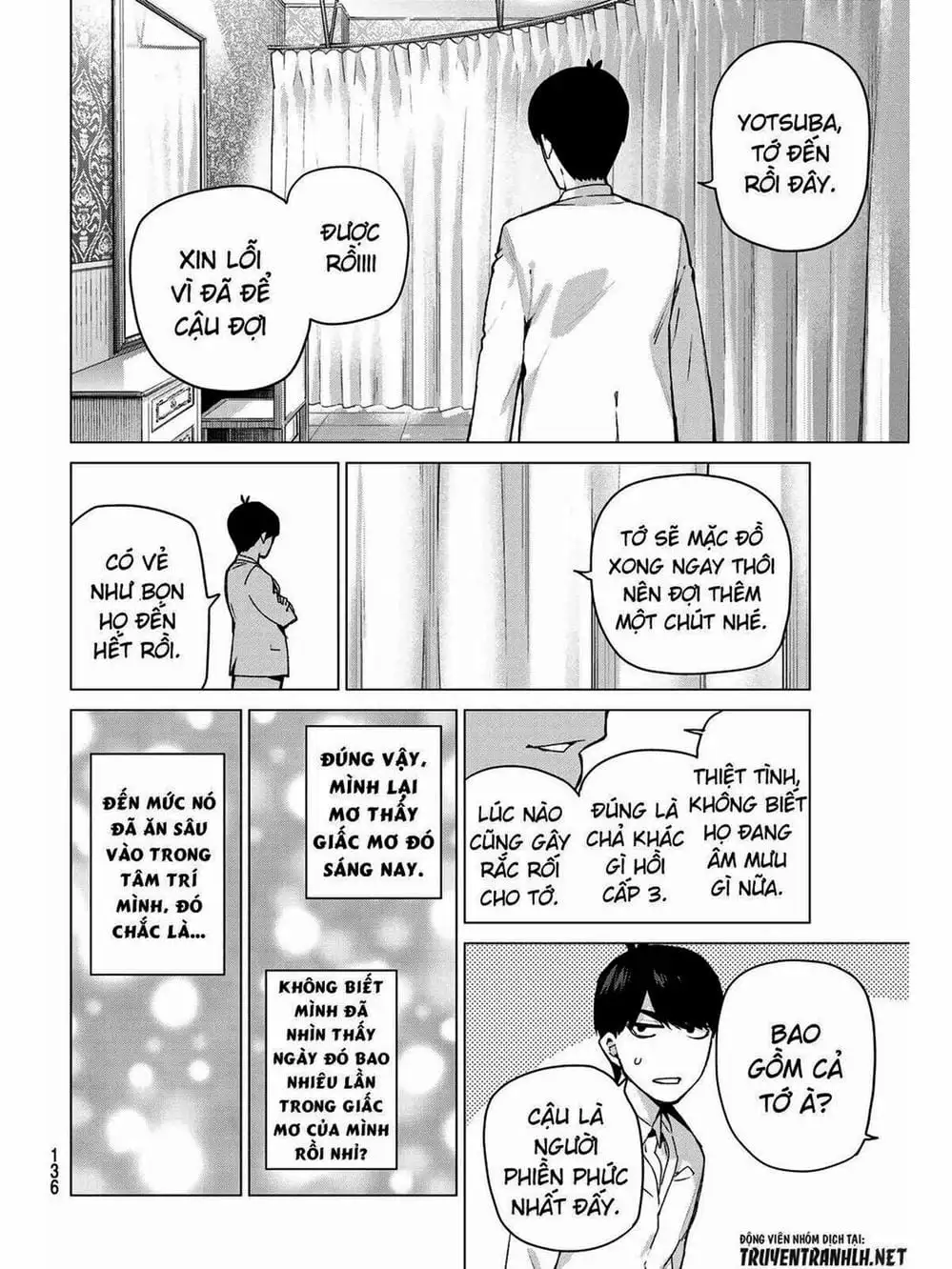 Truyện Tranh Nhà Có 5 Nàng Dâu - Gotoubun No Hanayome trang 6