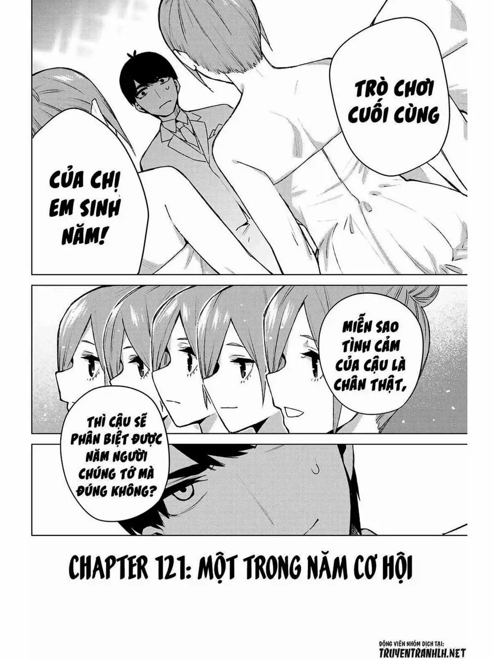 Truyện Tranh Nhà Có 5 Nàng Dâu - Gotoubun No Hanayome trang 6