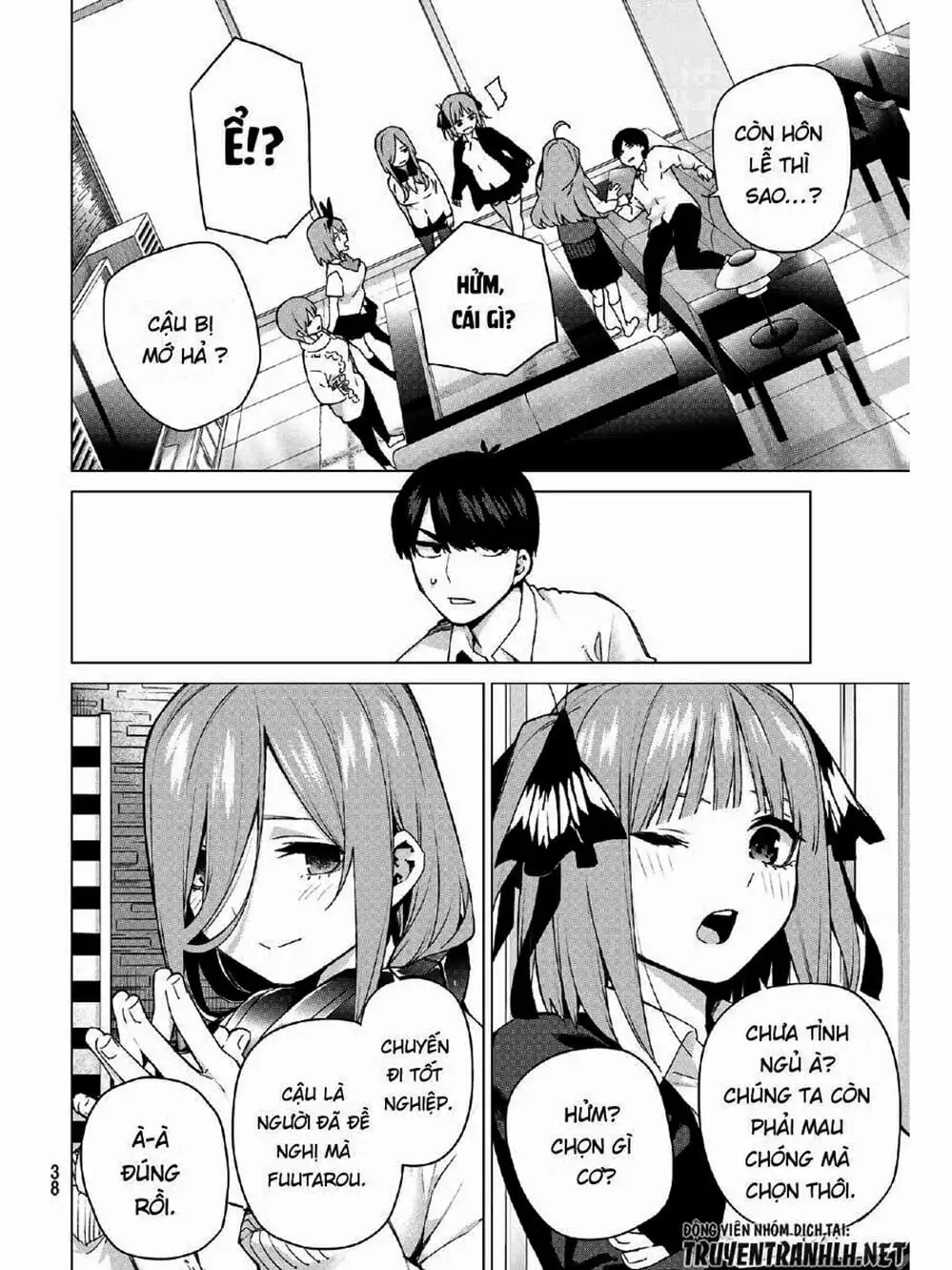 Truyện Tranh Nhà Có 5 Nàng Dâu - Gotoubun No Hanayome trang 6