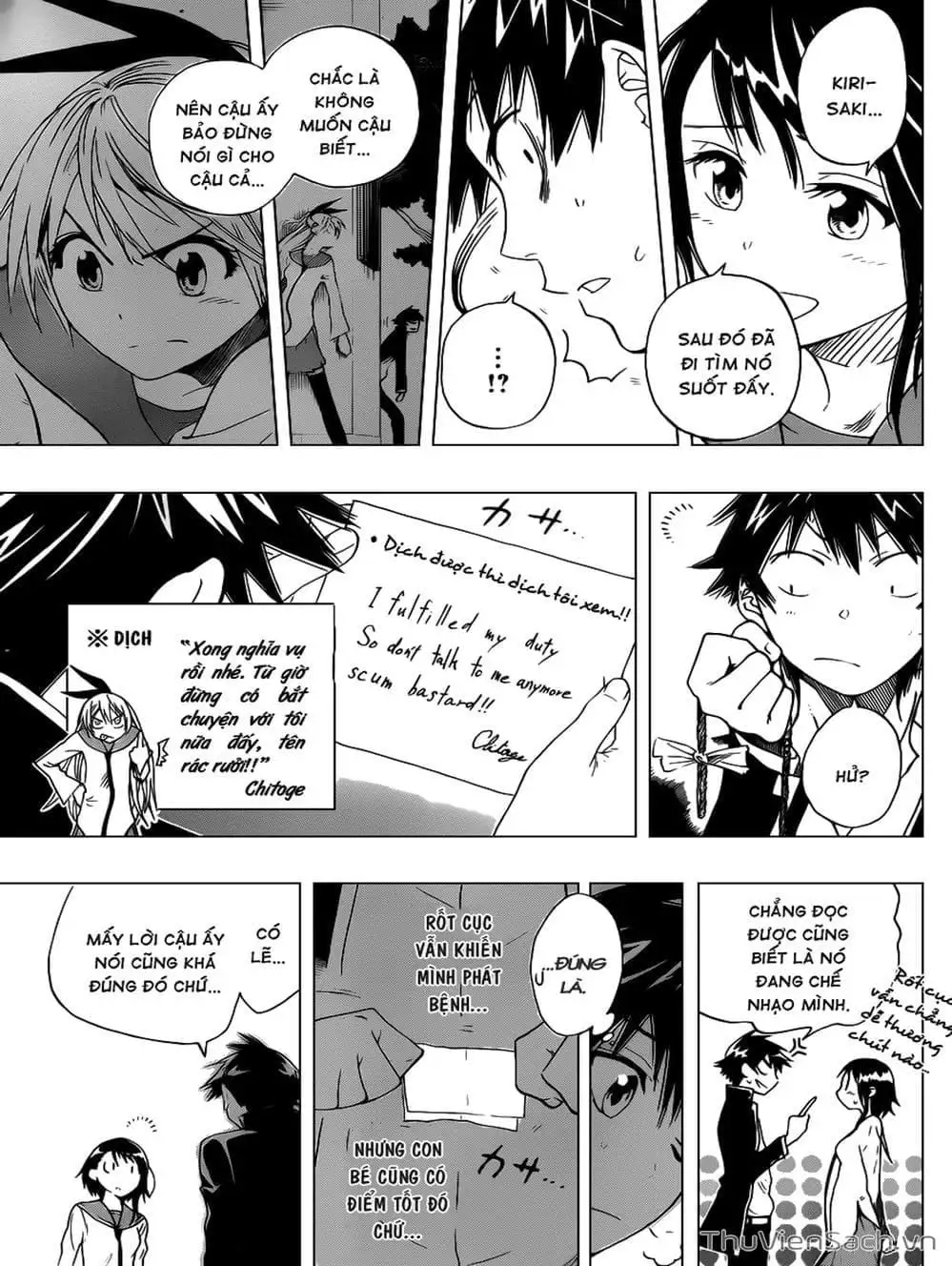 Truyện Tranh Tình Yêu Giả Tạo - Nisekoi trang 8