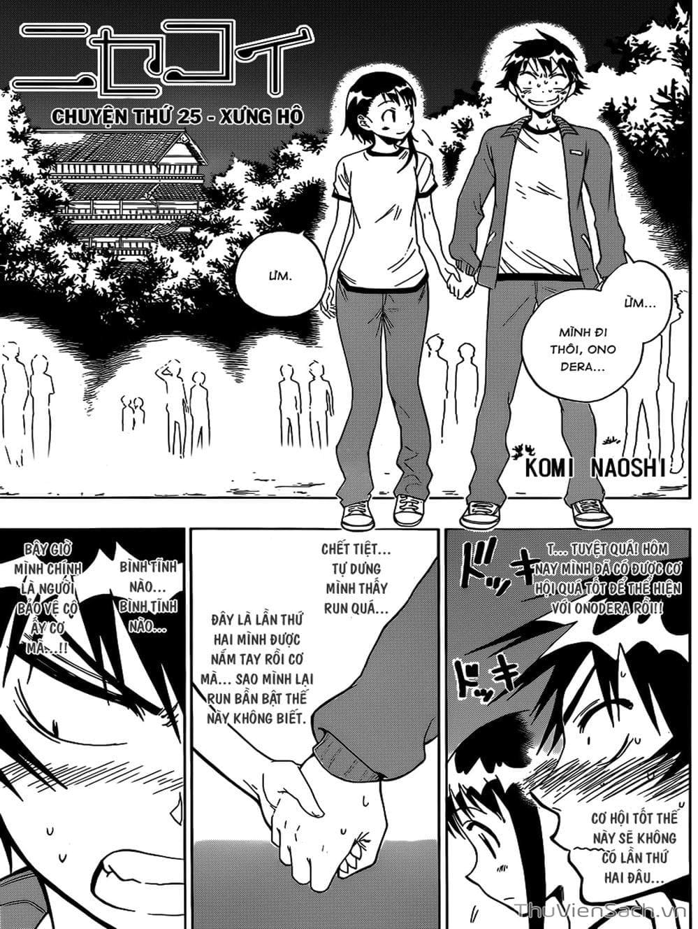 Truyện Tranh Tình Yêu Giả Tạo - Nisekoi trang 8