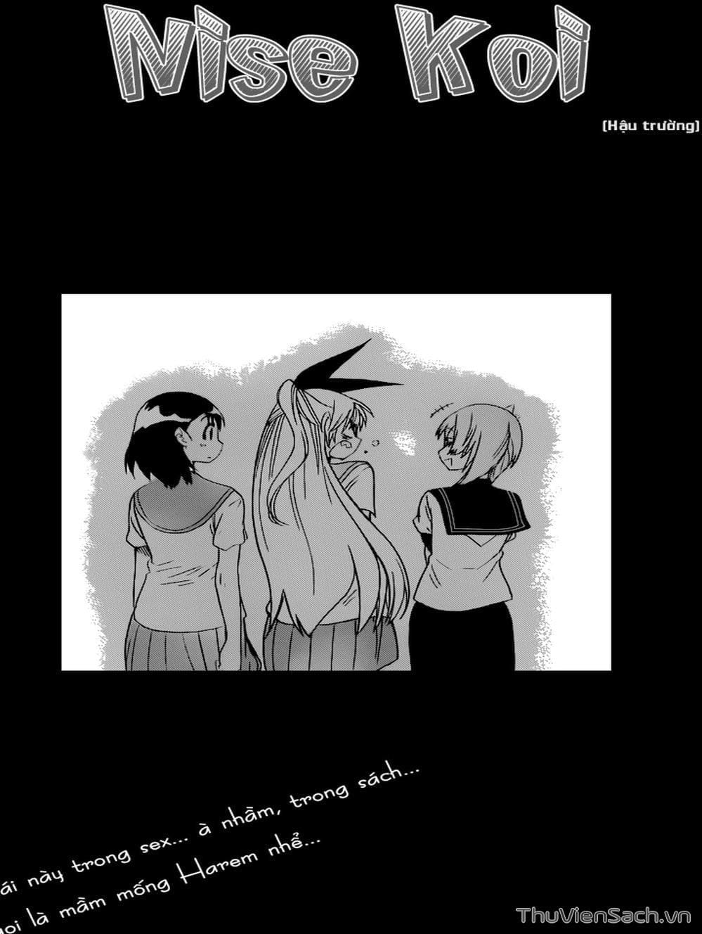 Truyện Tranh Tình Yêu Giả Tạo - Nisekoi trang 8