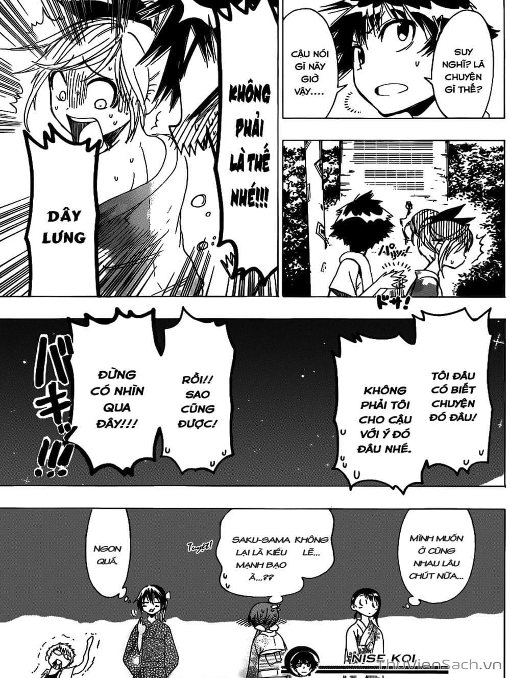 Truyện Tranh Tình Yêu Giả Tạo - Nisekoi trang 8