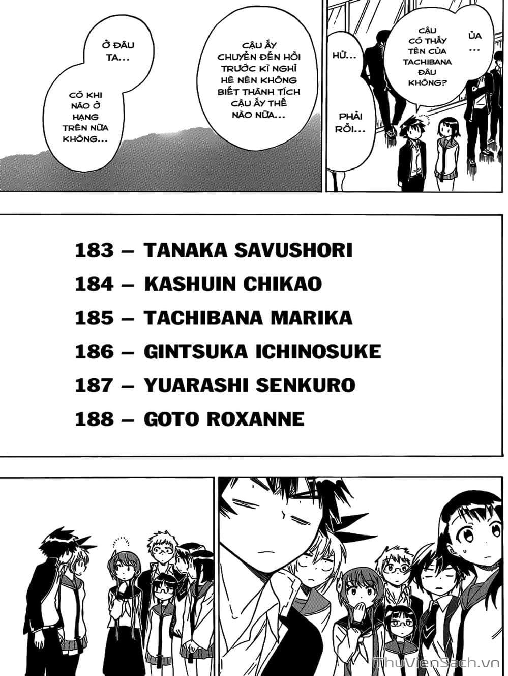 Truyện Tranh Tình Yêu Giả Tạo - Nisekoi trang 8