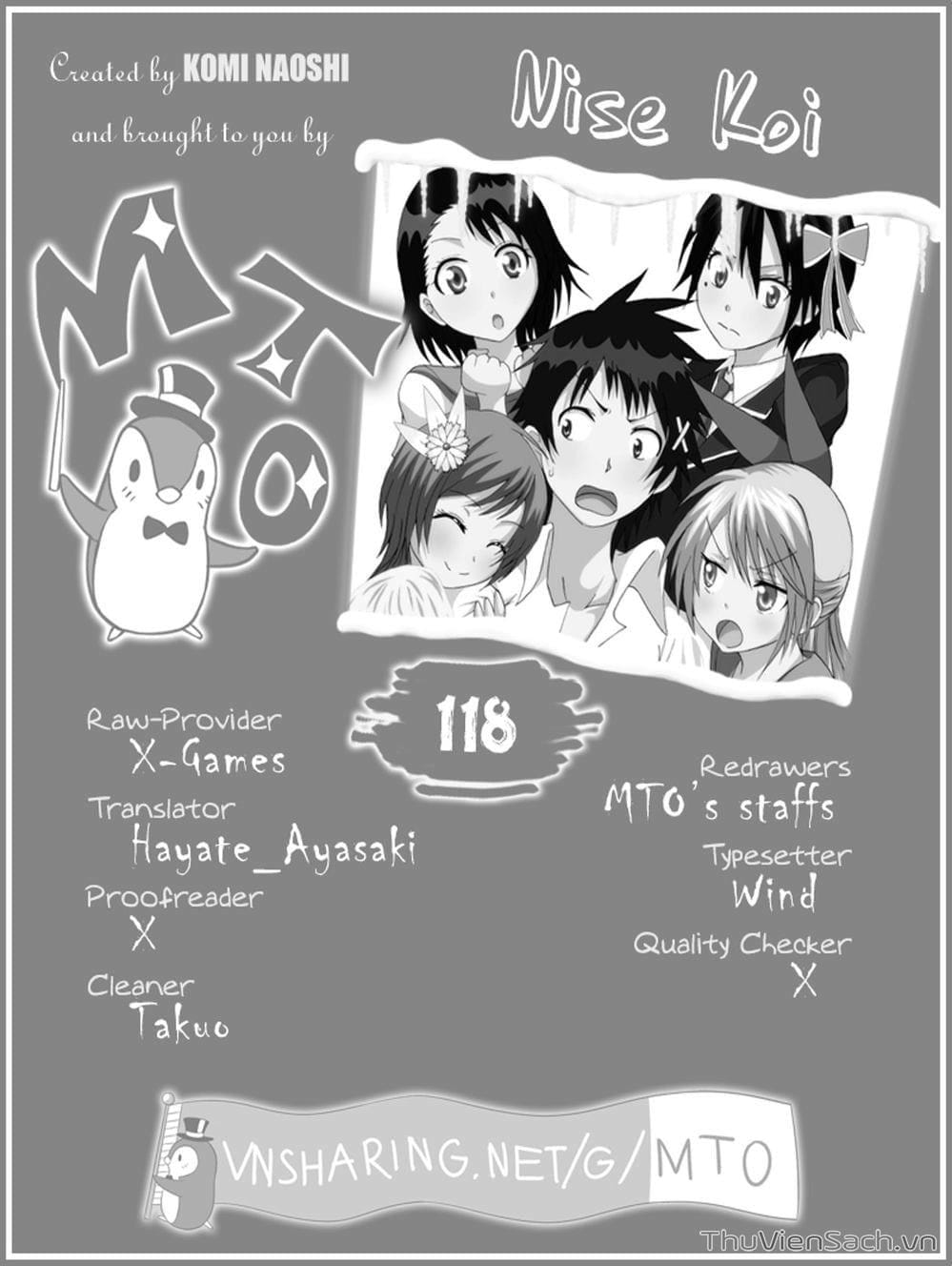 Truyện Tranh Tình Yêu Giả Tạo - Nisekoi trang 8