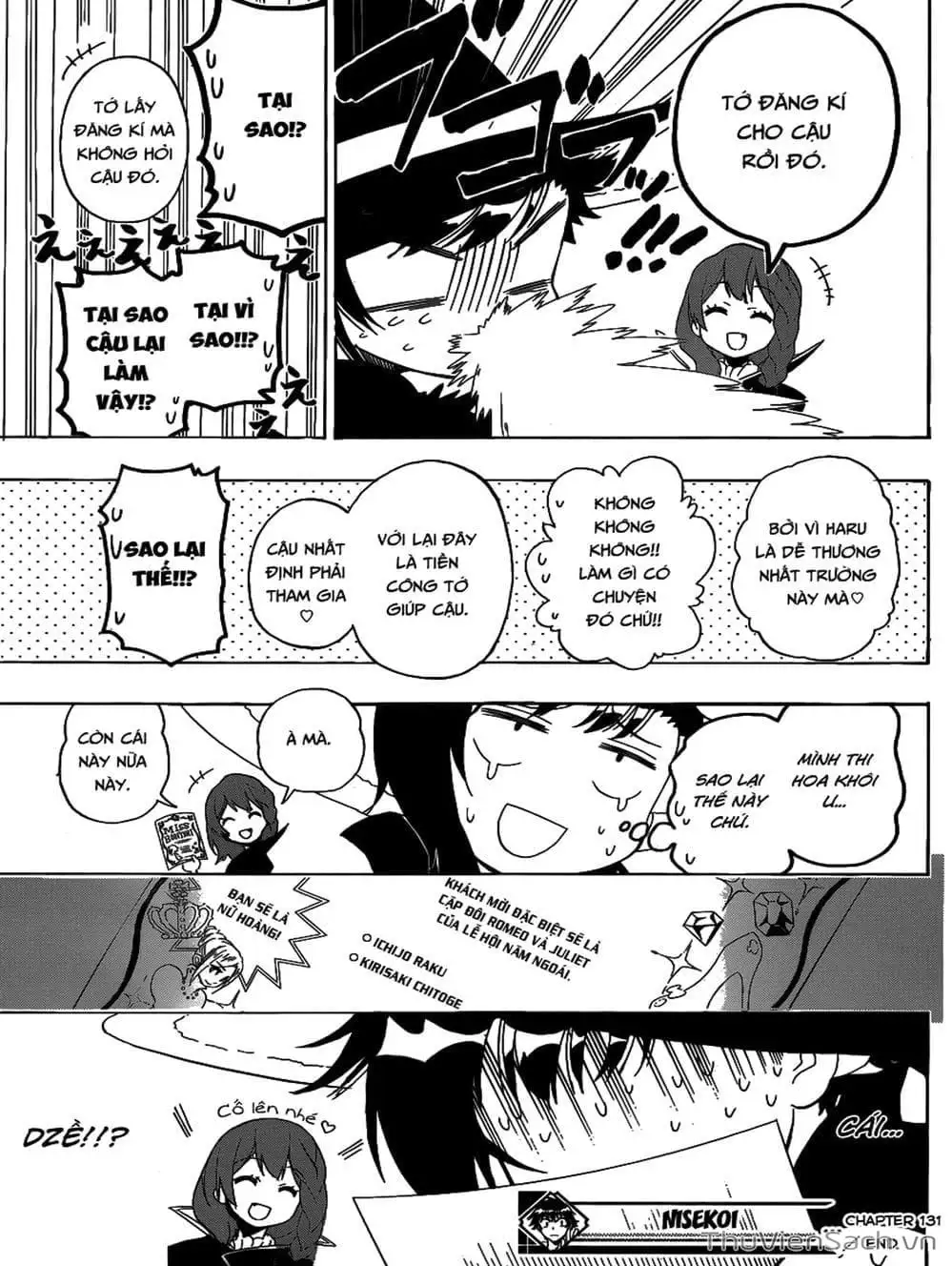 Truyện Tranh Tình Yêu Giả Tạo - Nisekoi trang 8