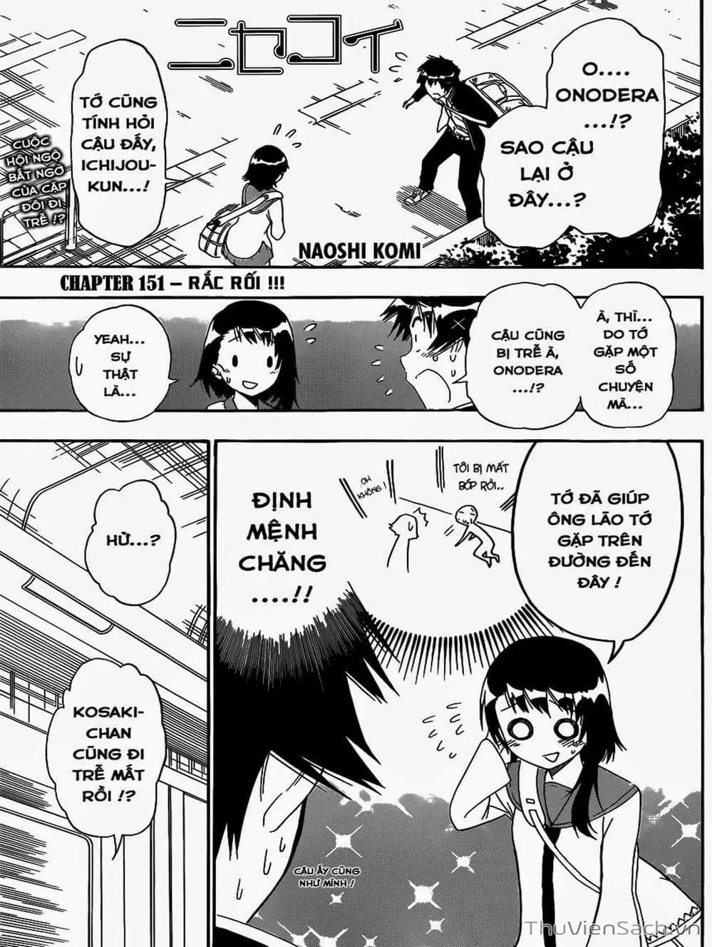 Truyện Tranh Tình Yêu Giả Tạo - Nisekoi trang 8