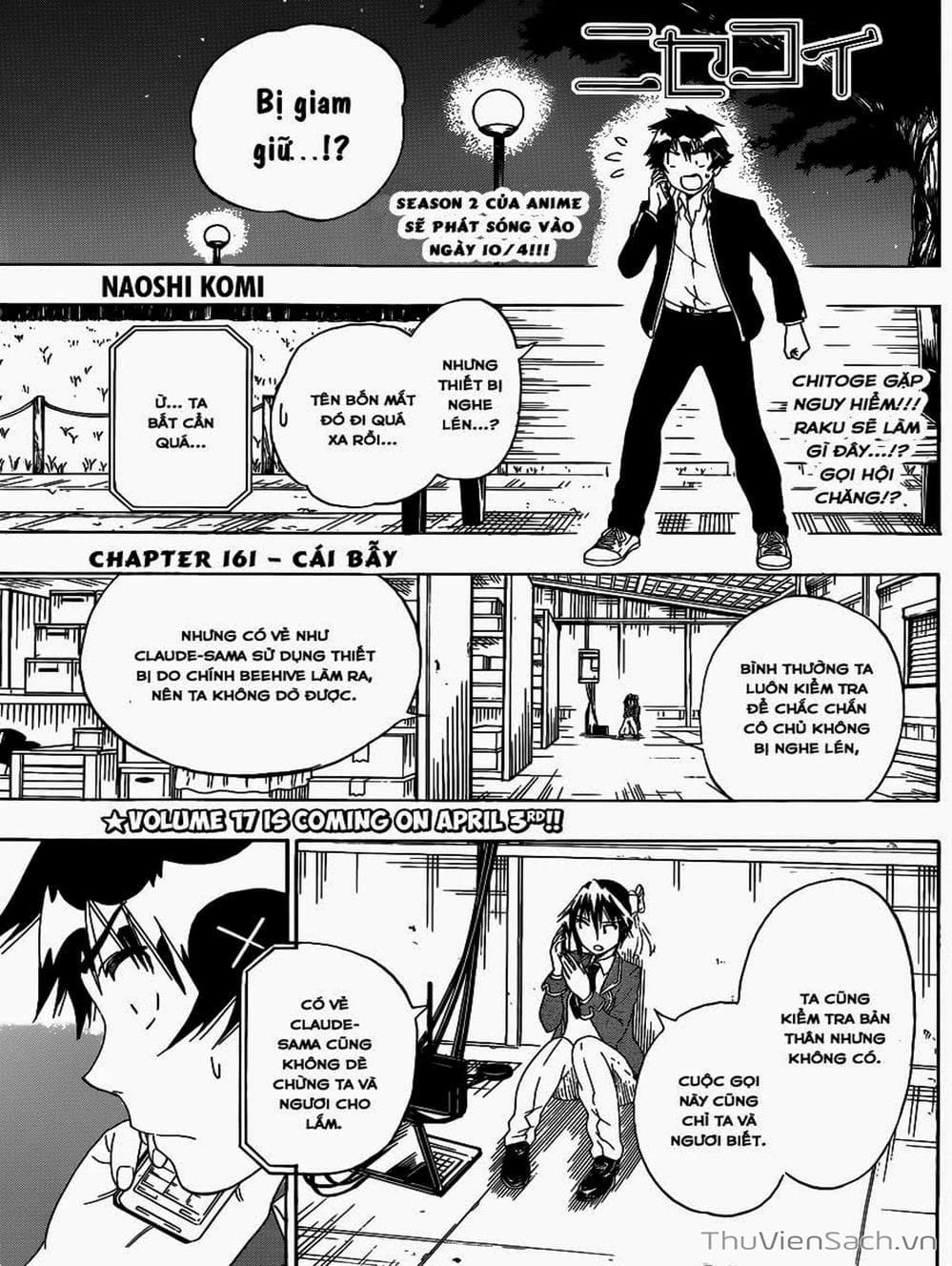 Truyện Tranh Tình Yêu Giả Tạo - Nisekoi trang 3495