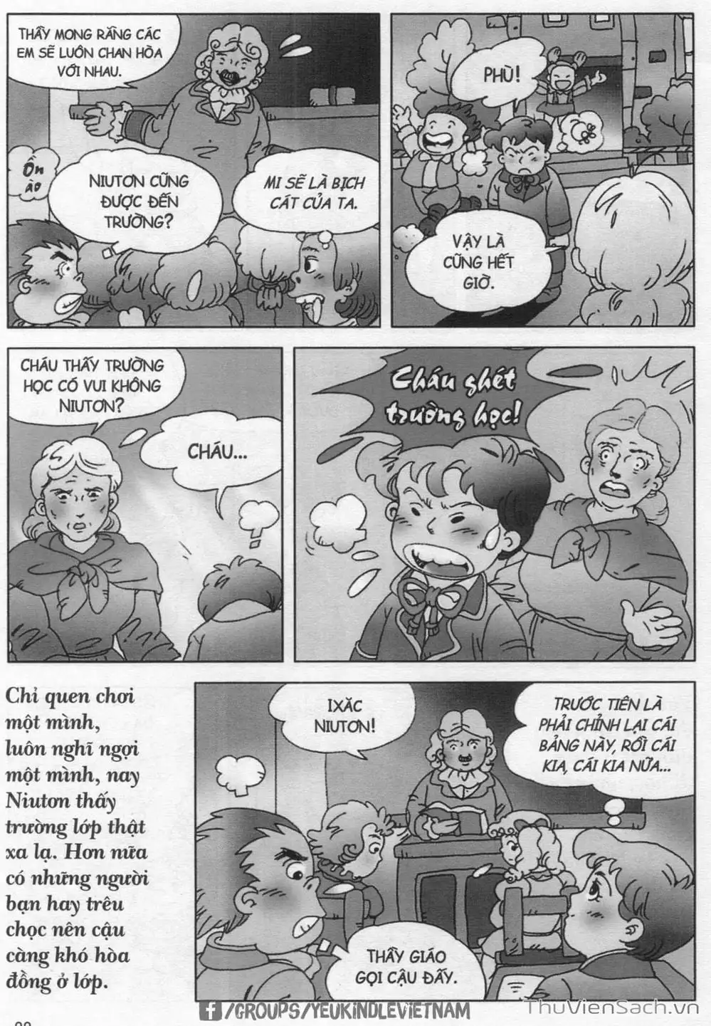 Truyện Tranh Danh Nhân Thế Giới - Niuton trang 2