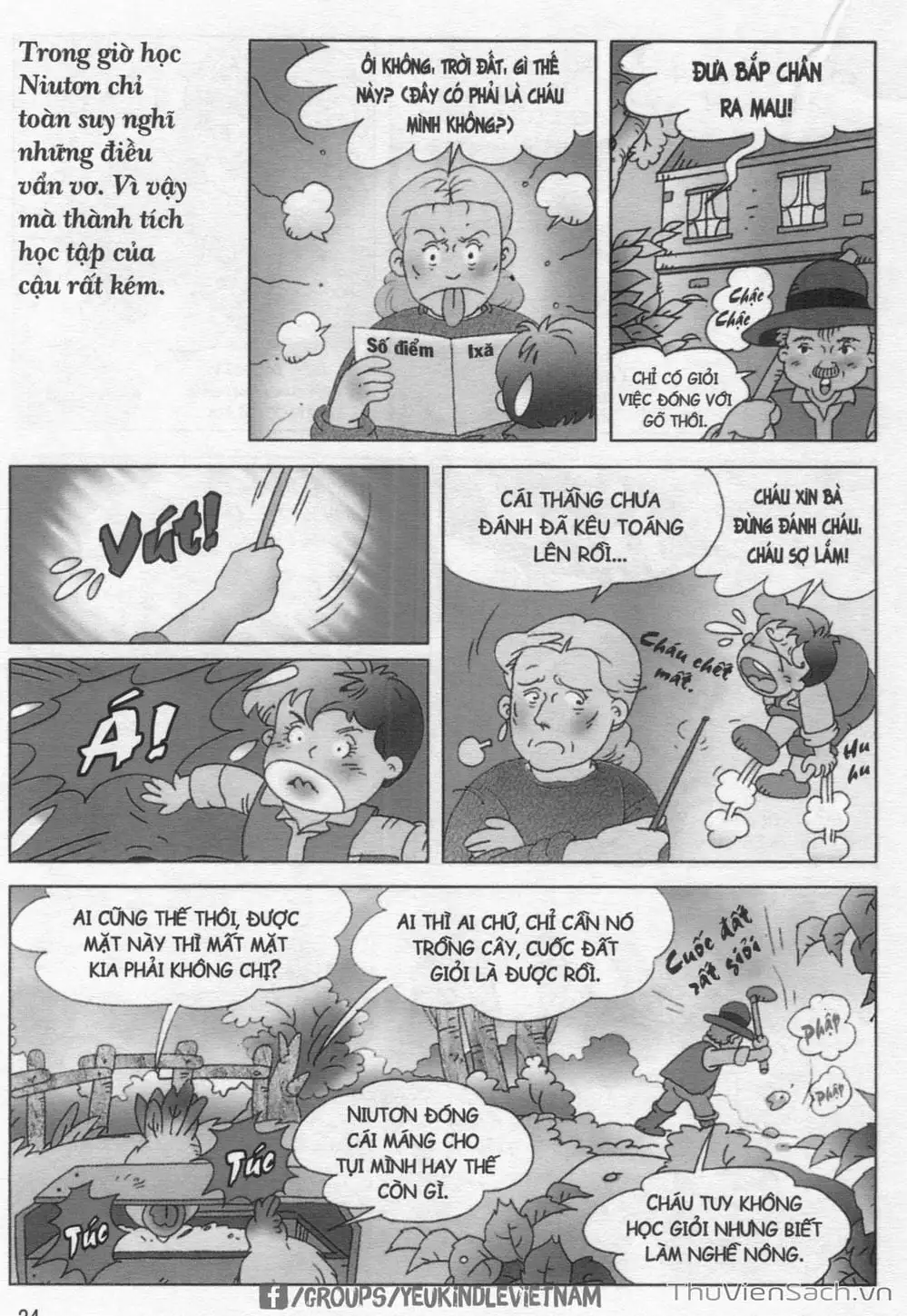 Truyện Tranh Danh Nhân Thế Giới - Niuton trang 2