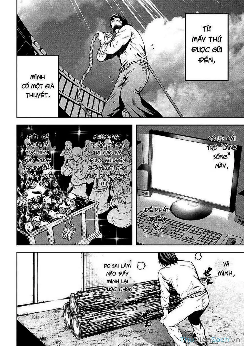 Truyện Tranh Npc Của Trò Chơi Xây Dựng Làng Là Người Thật trang 4