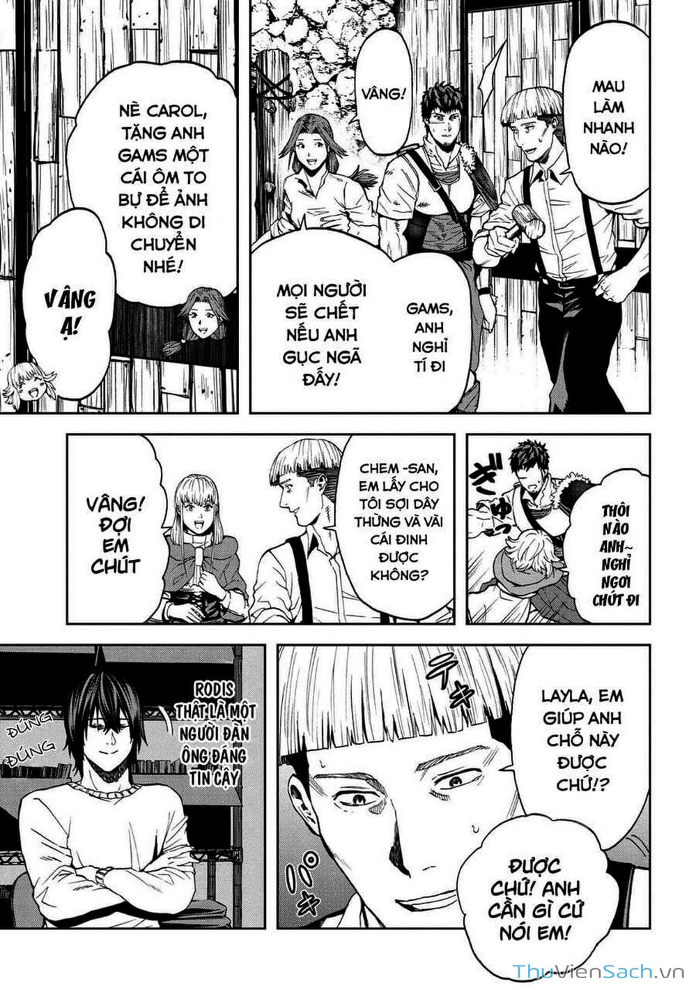 Truyện Tranh Npc Của Trò Chơi Xây Dựng Làng Là Người Thật trang 4