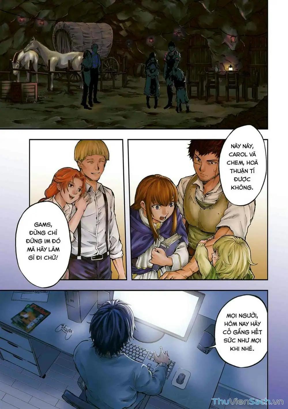 Truyện Tranh Npc Của Trò Chơi Xây Dựng Làng Là Người Thật trang 4