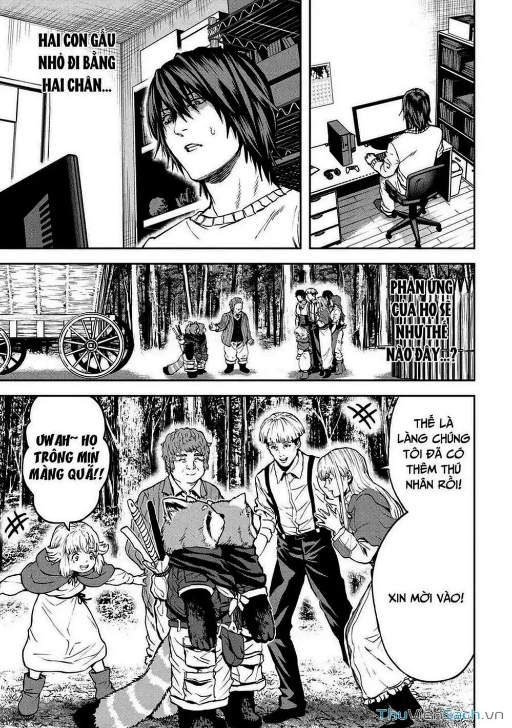 Truyện Tranh Npc Của Trò Chơi Xây Dựng Làng Là Người Thật trang 4