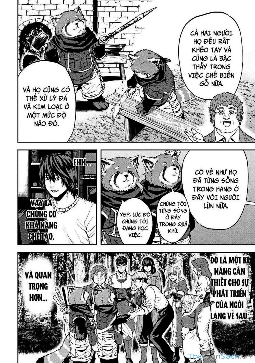 Truyện Tranh Npc Của Trò Chơi Xây Dựng Làng Là Người Thật trang 4