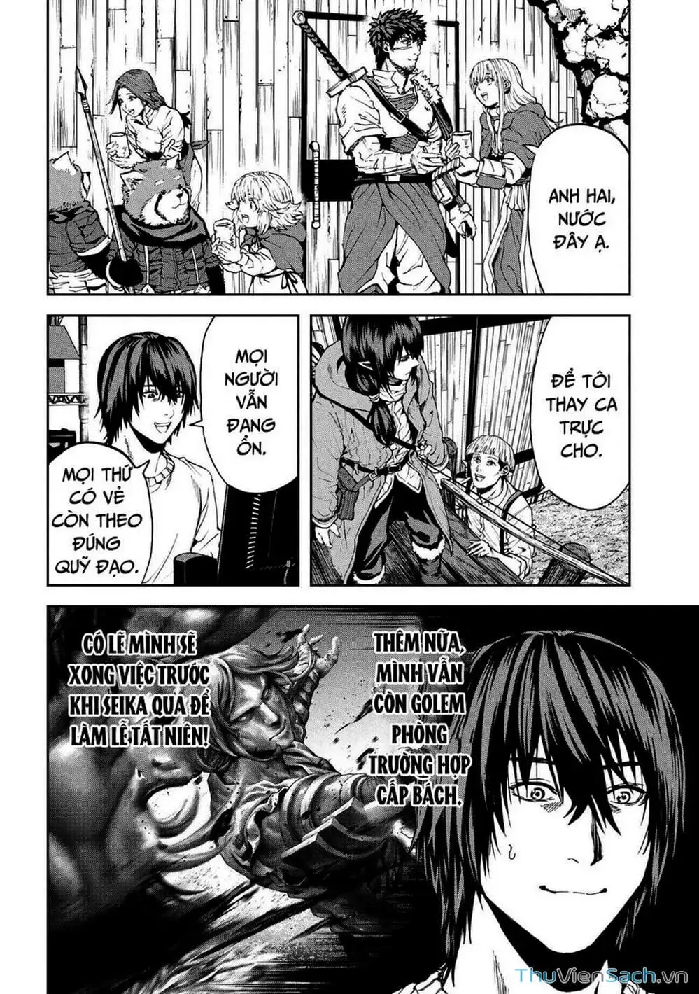 Truyện Tranh Npc Của Trò Chơi Xây Dựng Làng Là Người Thật trang 4