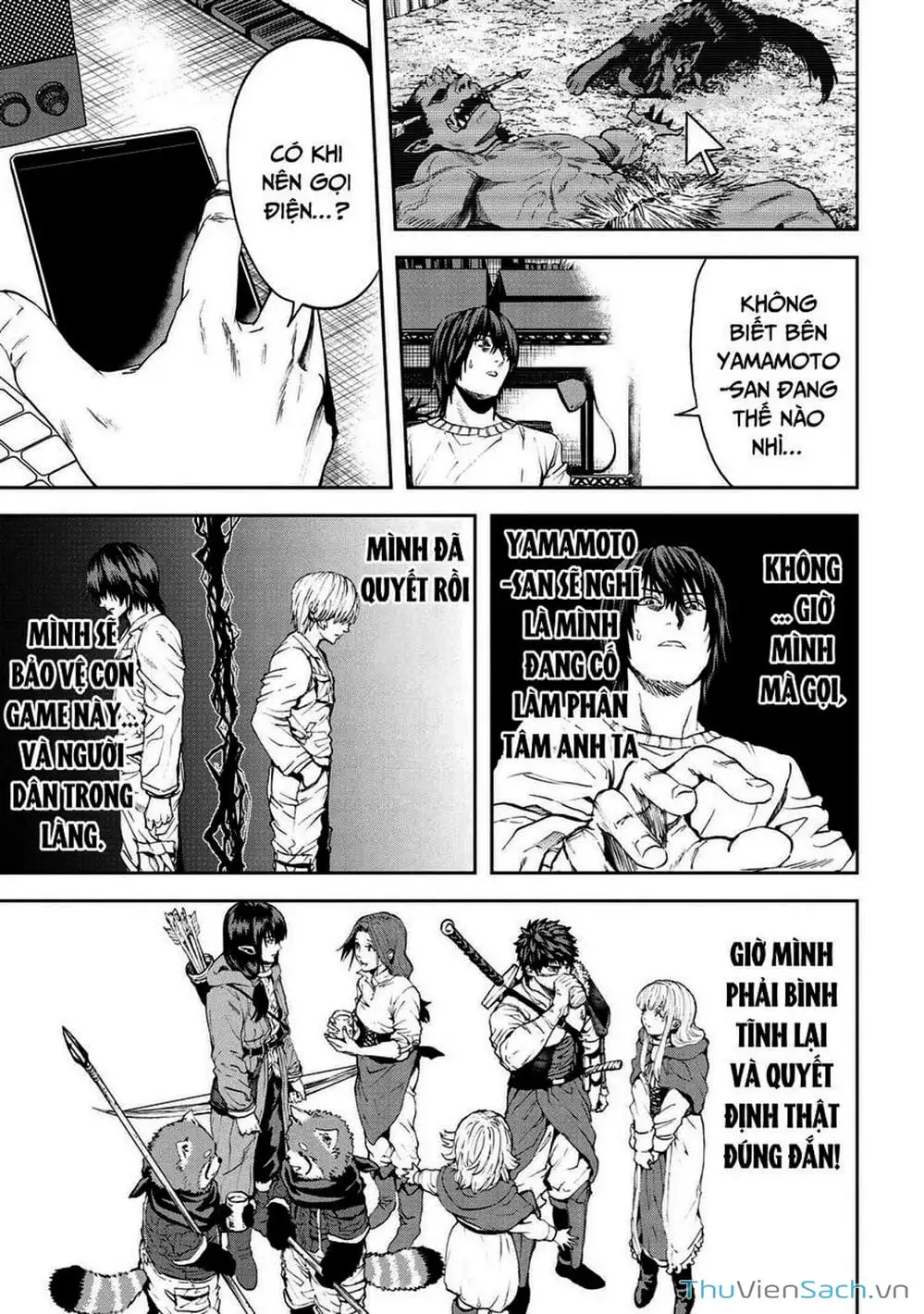 Truyện Tranh Npc Của Trò Chơi Xây Dựng Làng Là Người Thật trang 4