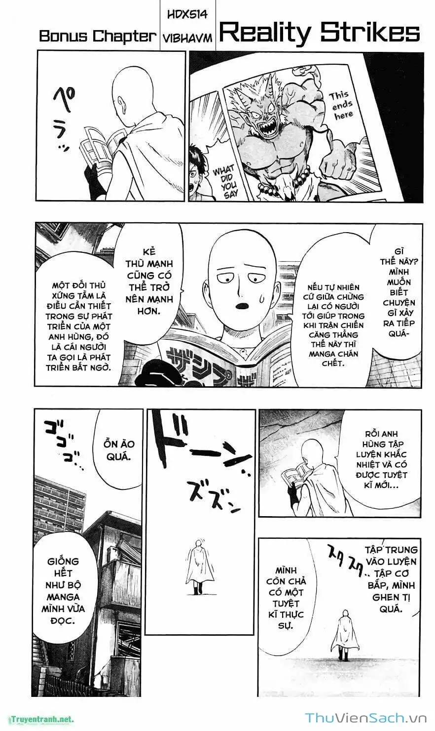Truyện Tranh Anh Hùng: One-Punch Man trang 4