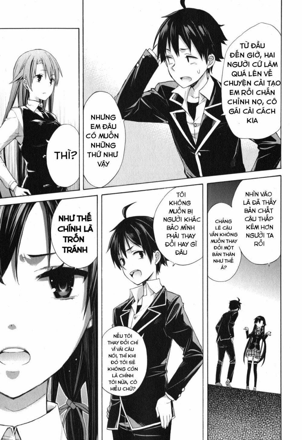 Truyện Tranh Chuyện Tình Thanh Xuân Bi Hài Của Tôi Quả Nhiên Là Sai Lầm - Oregairu trang 6