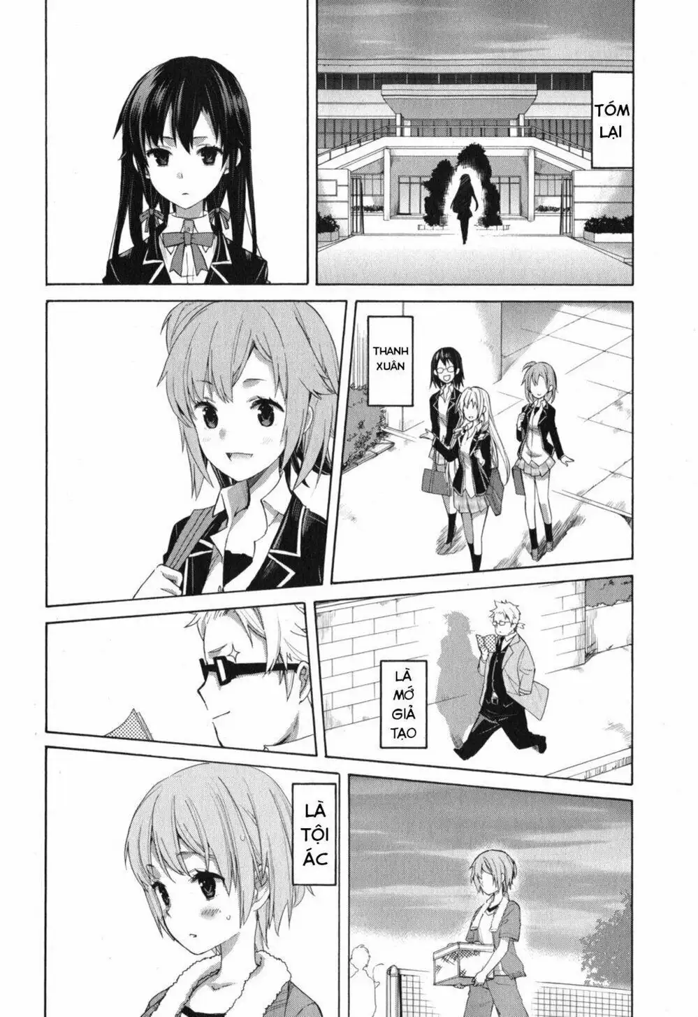 Truyện Tranh Chuyện Tình Thanh Xuân Bi Hài Của Tôi Quả Nhiên Là Sai Lầm - Oregairu trang 6