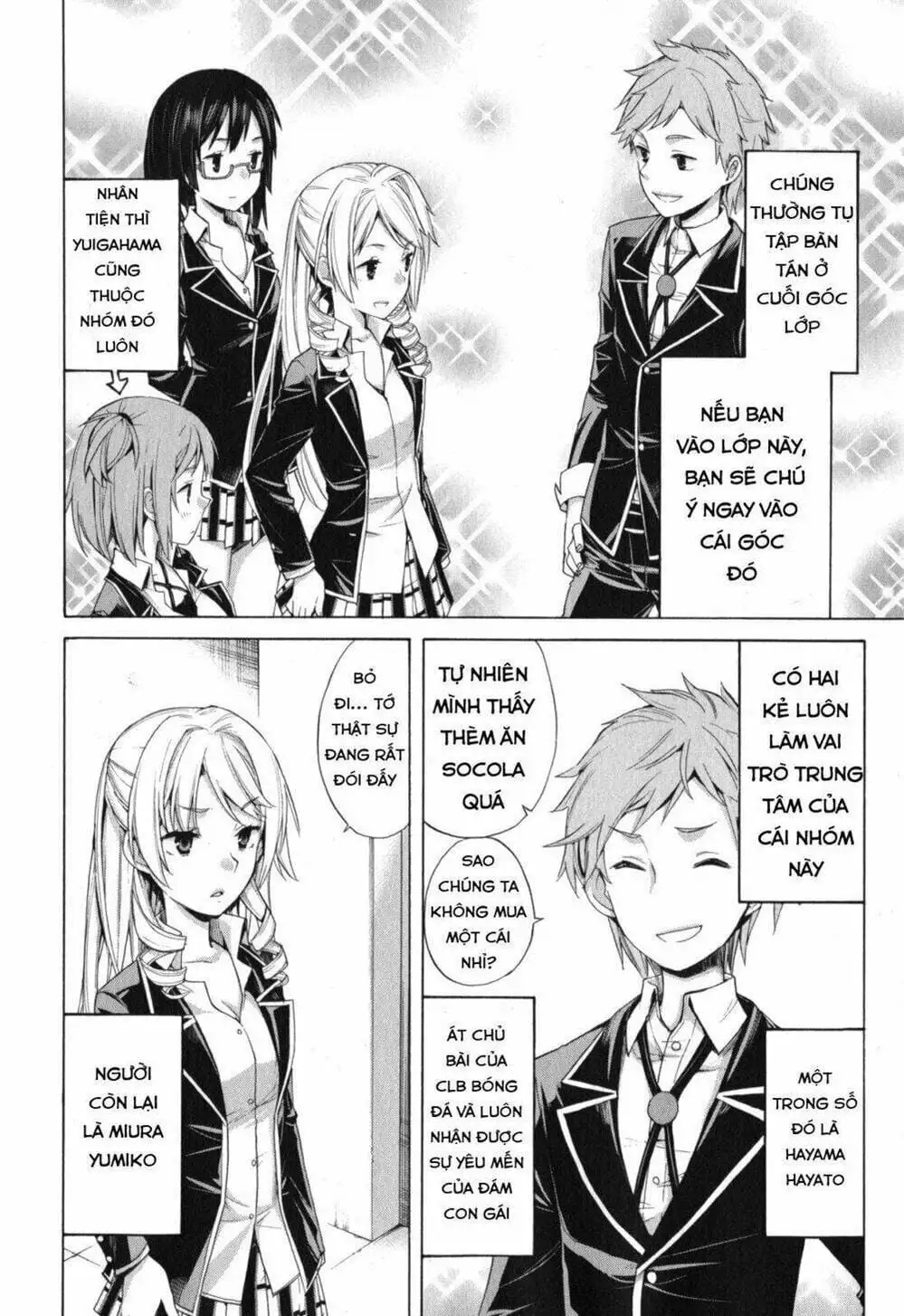 Truyện Tranh Chuyện Tình Thanh Xuân Bi Hài Của Tôi Quả Nhiên Là Sai Lầm - Oregairu trang 6