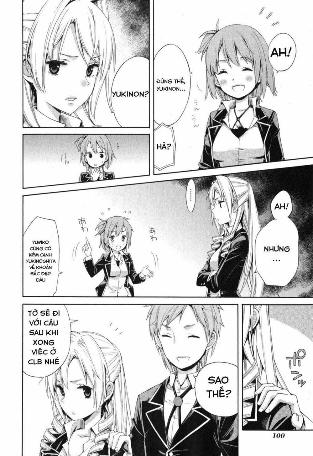 Truyện Tranh Chuyện Tình Thanh Xuân Bi Hài Của Tôi Quả Nhiên Là Sai Lầm - Oregairu trang 6