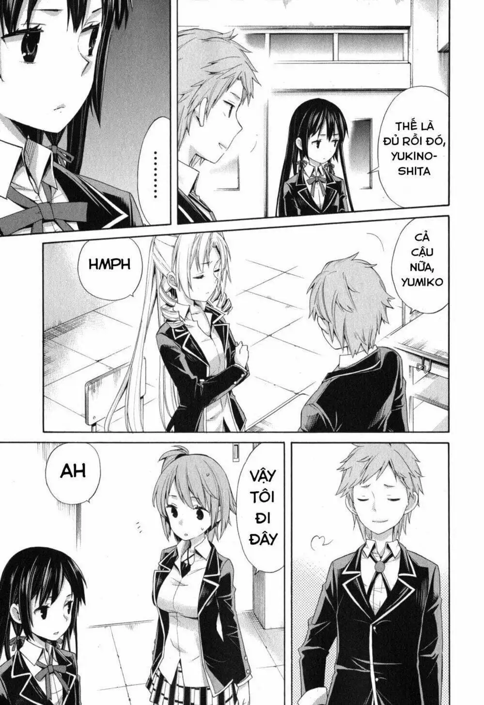 Truyện Tranh Chuyện Tình Thanh Xuân Bi Hài Của Tôi Quả Nhiên Là Sai Lầm - Oregairu trang 6